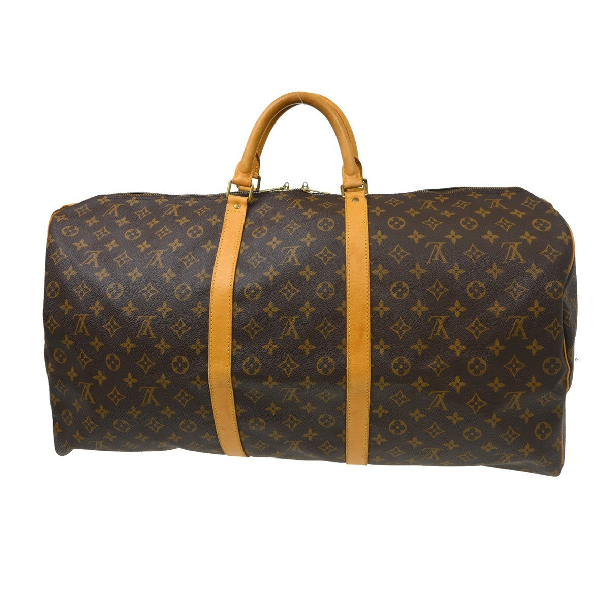 Louis Vuitton Keepall Monogram Canvas Brown Canvas Travel Bag Bag (Pre-Owned)