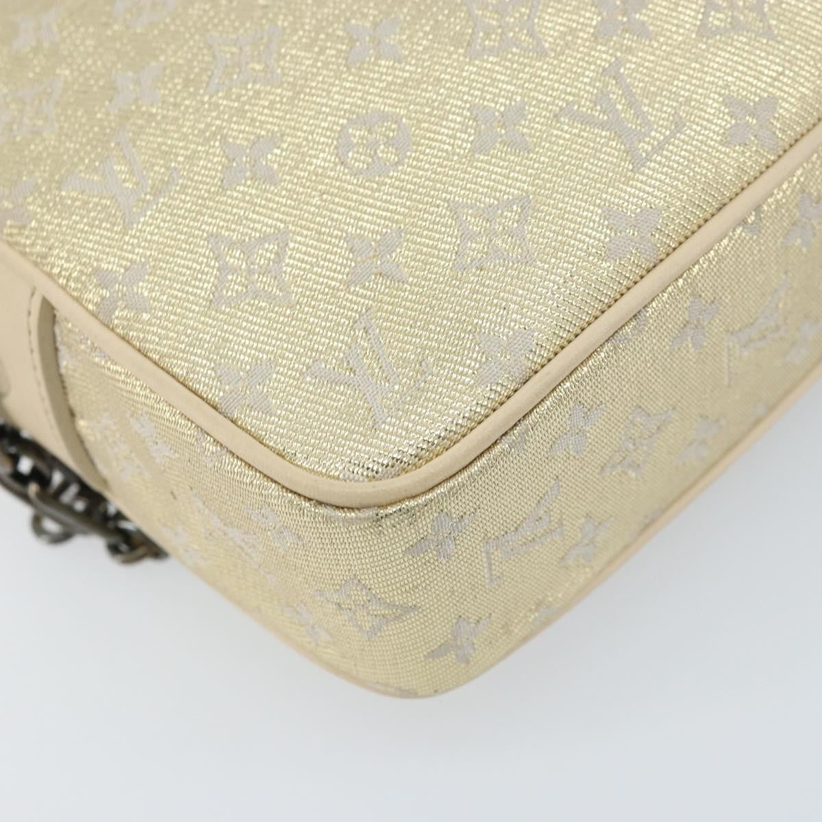 Louis Vuitton Mckenna Mini Lin Gold Canvas Shoulder Bag Bag (Pre-Owned)