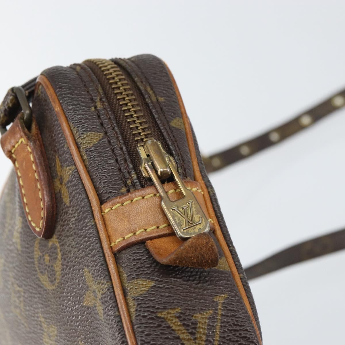 Louis Vuitton Pochette Marly Bandouliere Monogram Canvas Brown Canvas Shoulder Bag Bag (Pre-Owned)