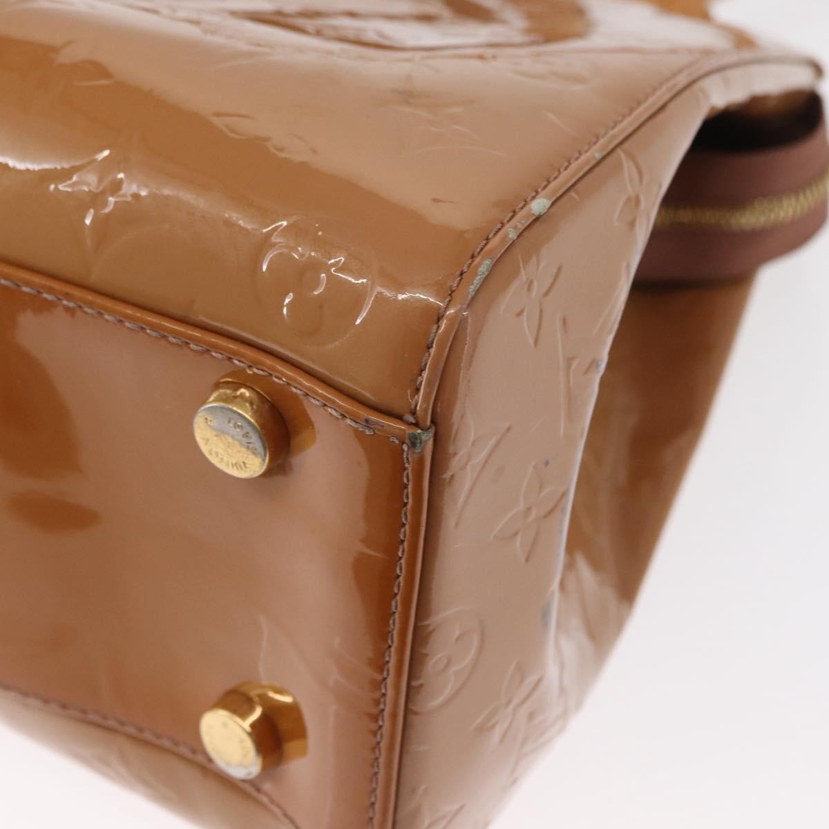 Louis Vuitton Brea Monogram Vernis Brown Patent_Leather Handbag (Pre-Owned)