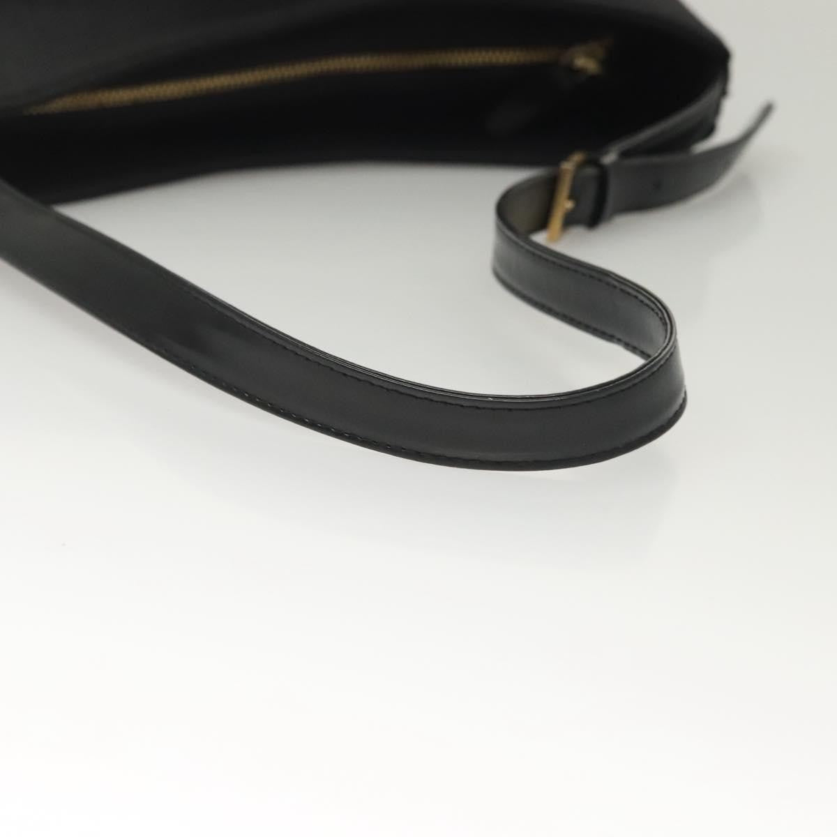 Givenchy Vintage 4G Leather Black Canvas Shoulder Bag Bag (Pre-Owned)