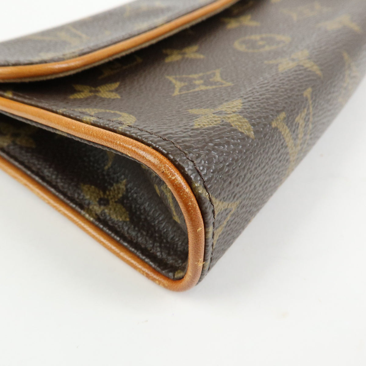 Louis Vuitton Florentine Waist Monogram Canvas Brown Canvas Handbag (Pre-Owned)