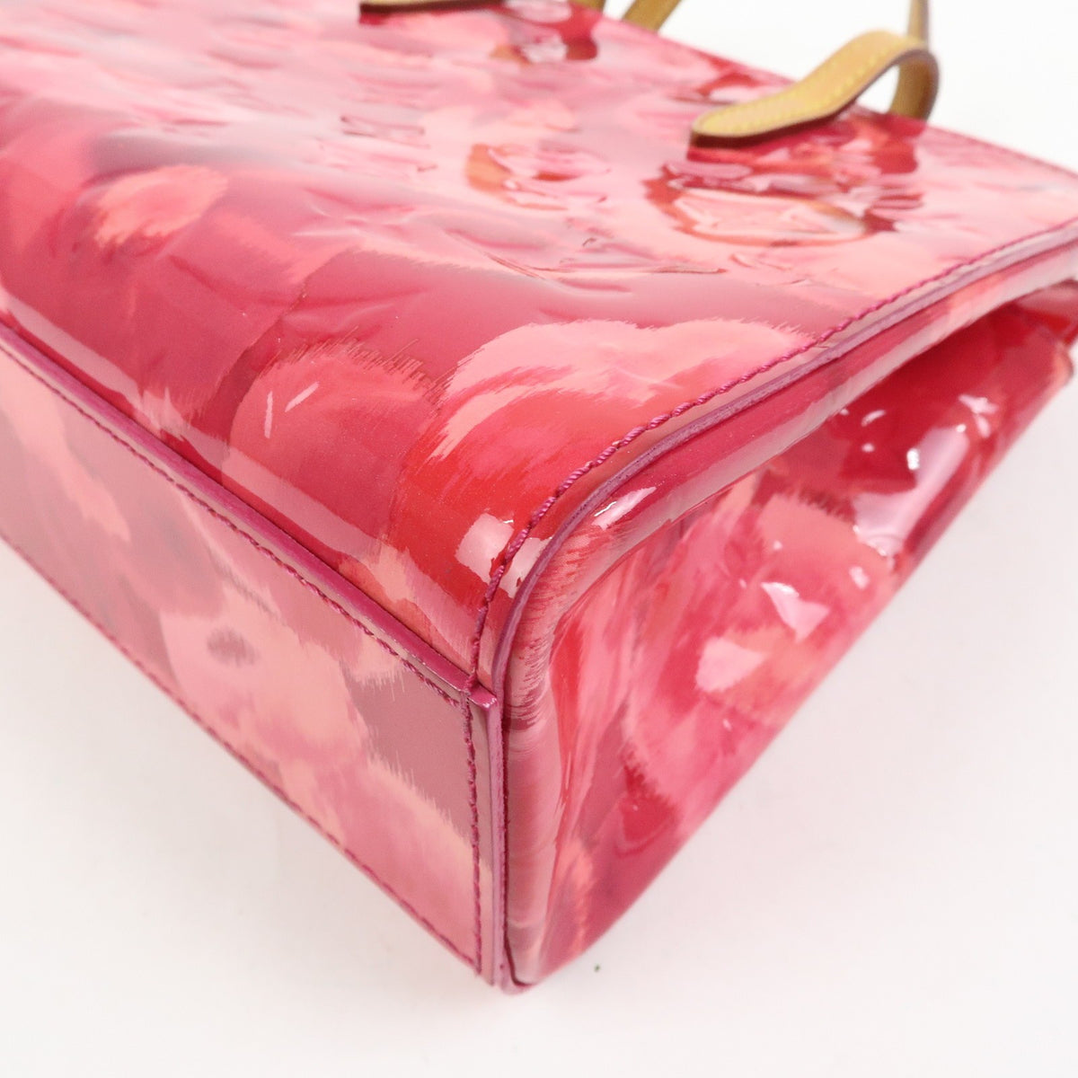 Louis Vuitton Catalina Limited Edition Monogram Vernis Ikat Pink Leather Handbag (Pre-Owned)