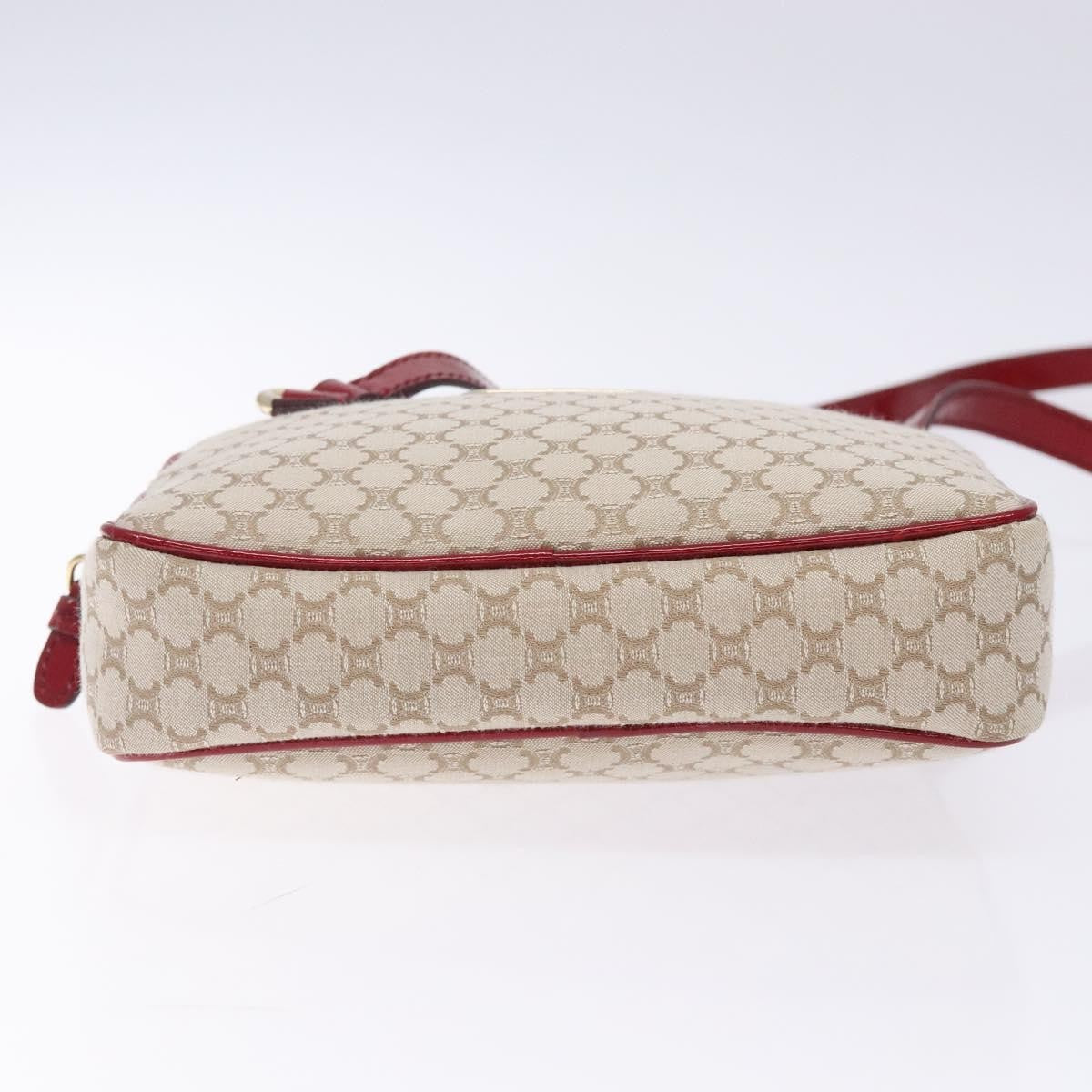 Celine Vintage Macadam Canvas Beige Canvas Shoulder Bag Bag (Pre-Owned)