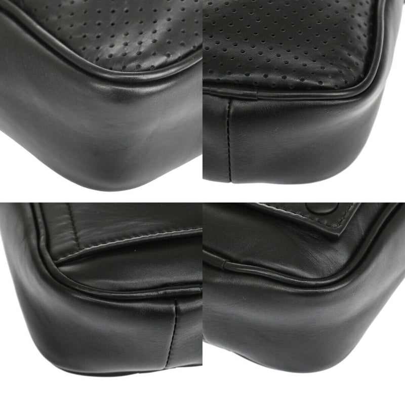Bottega Veneta -- Black Canvas Handbag (Pre-Owned)