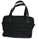 Chanel Travel Line Black Synthetic Handbag (Pre-Owned)