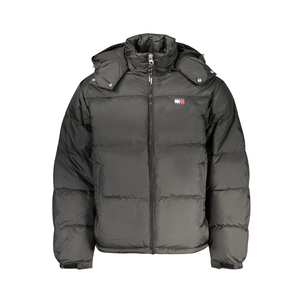 Tommy Hilfiger Black Polyester Men's Men's Jacket