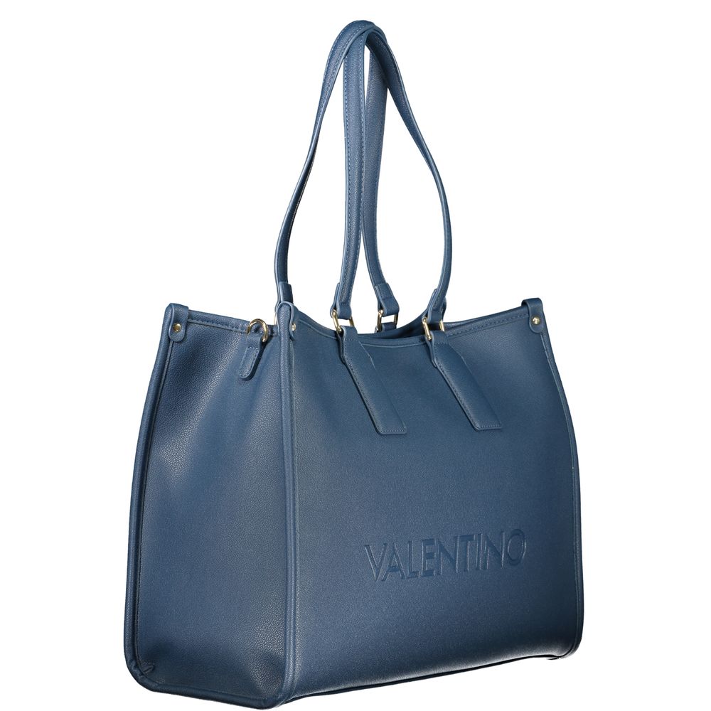 Mario Valentino Blue Polyurethane Women's Women's Bag