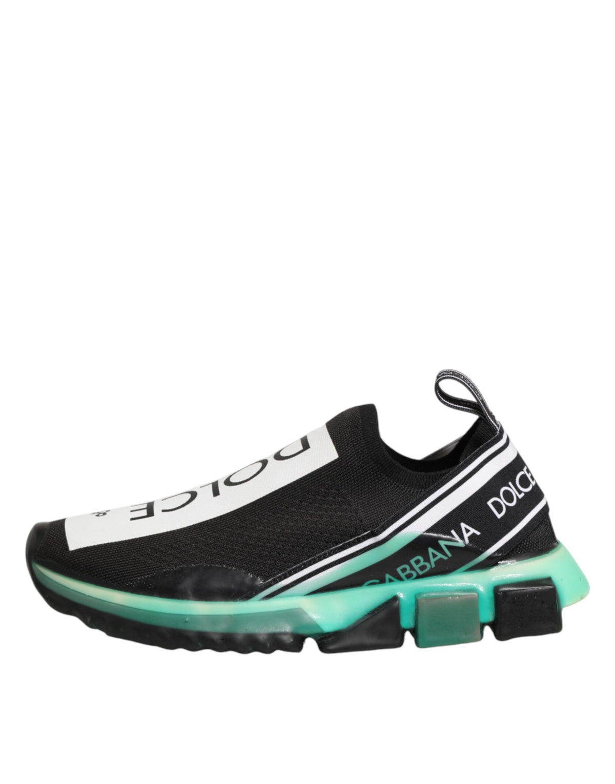 Dolce & Gabbana Black Slip On Sorrento Men Sneakers Men's Shoes