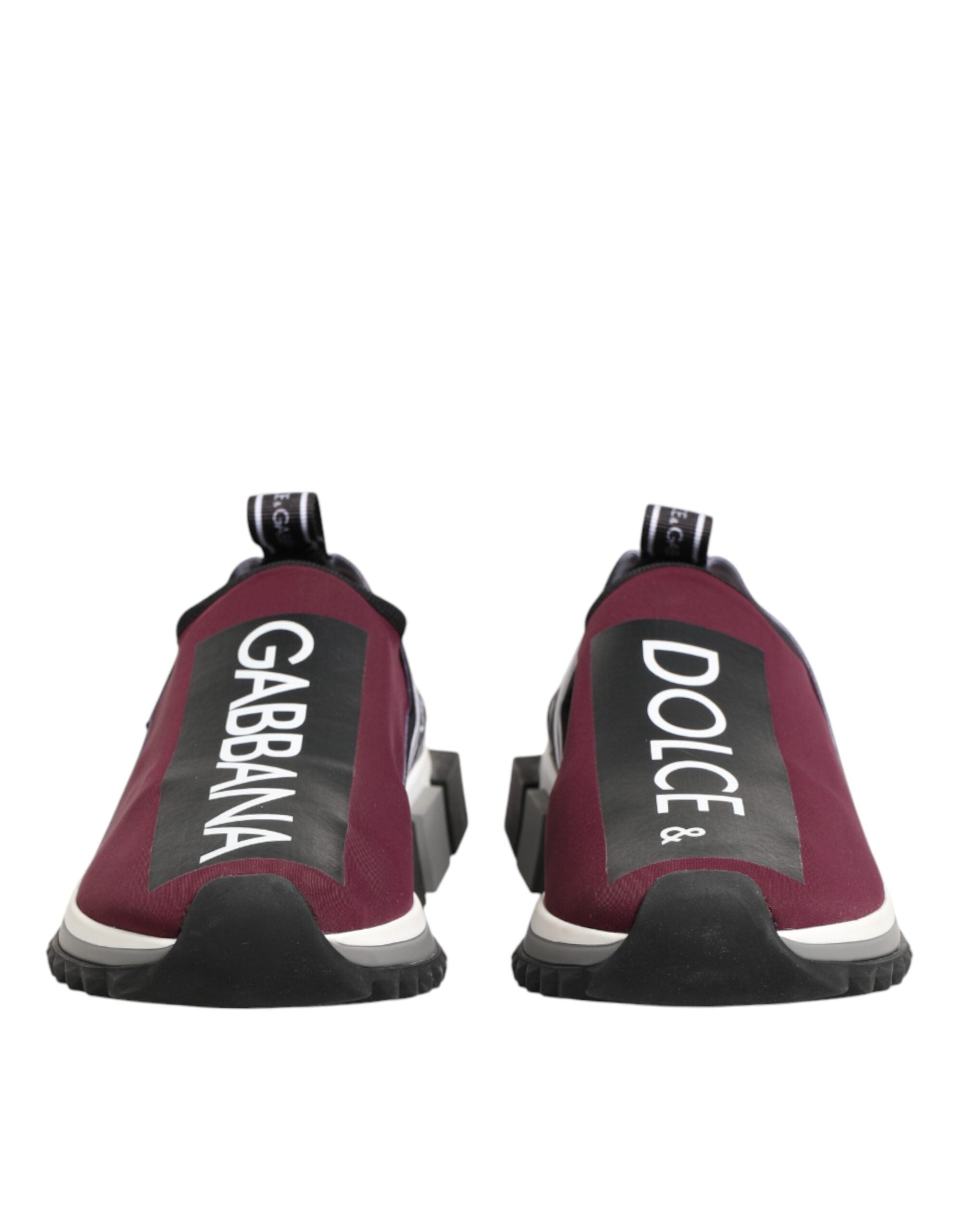 Dolce & Gabbana Maroon Slip On Sorrento Men Sneakers Men's Shoes