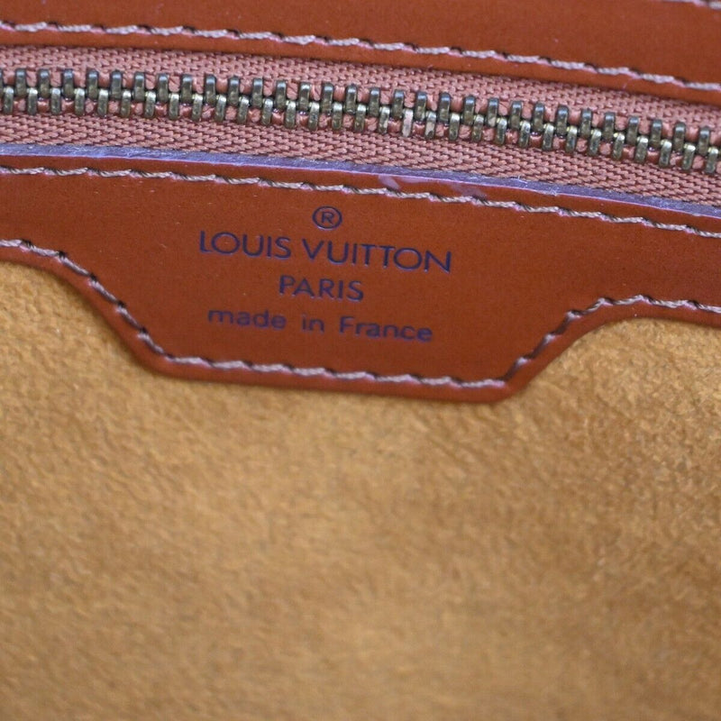 Louis Vuitton Lussac Brown Leather Shoulder Bag (Pre-Owned)