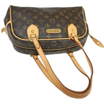Louis Vuitton Montorgueil Brown Canvas Shoulder Bag (Pre-Owned)