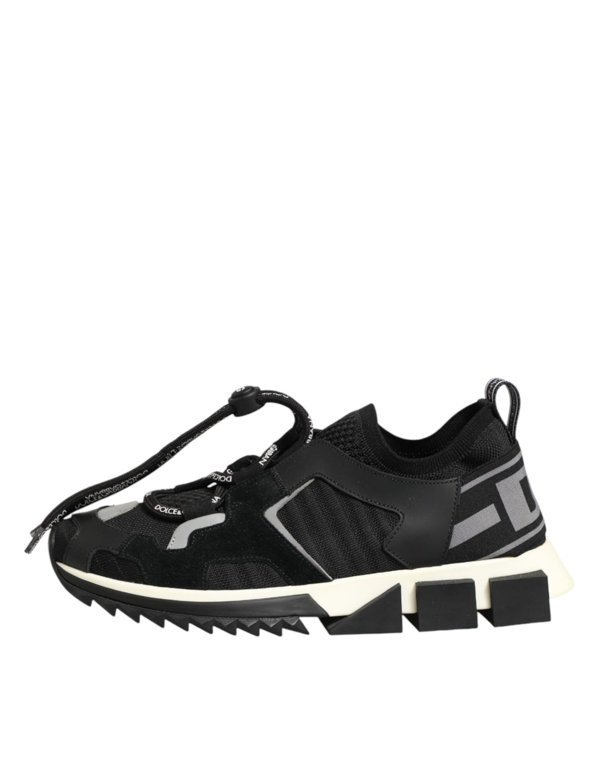 Dolce & Gabbana Black Mesh Sorrento Trekking Sneakers Women's Shoes (Pre-Owned)