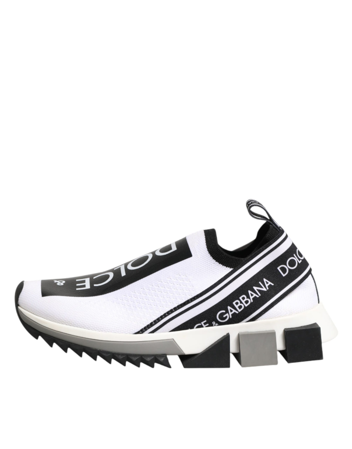 Dolce & Gabbana White Logo Low Top Sorrento Sneakers Women's Shoes (Pre-Owned)