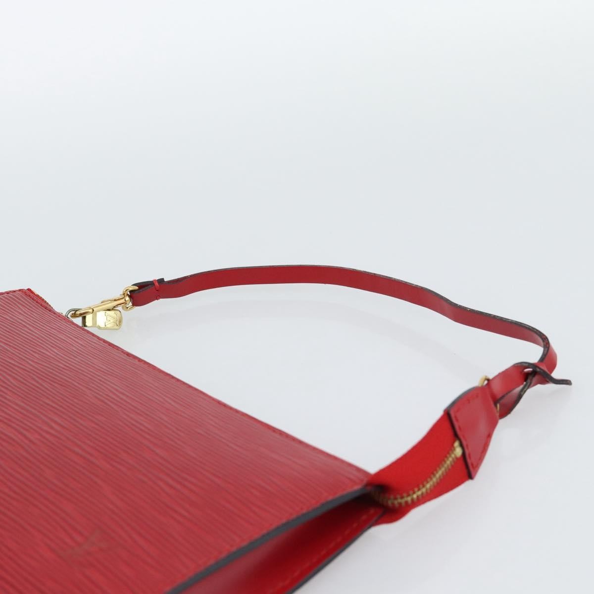 Louis Vuitton Pochette Accessoires Epi Red Leather Clutche & Pouche Bag (Pre-Owned)