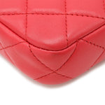 Chanel - Red Leather Clutch Bag (Pre-Owned)