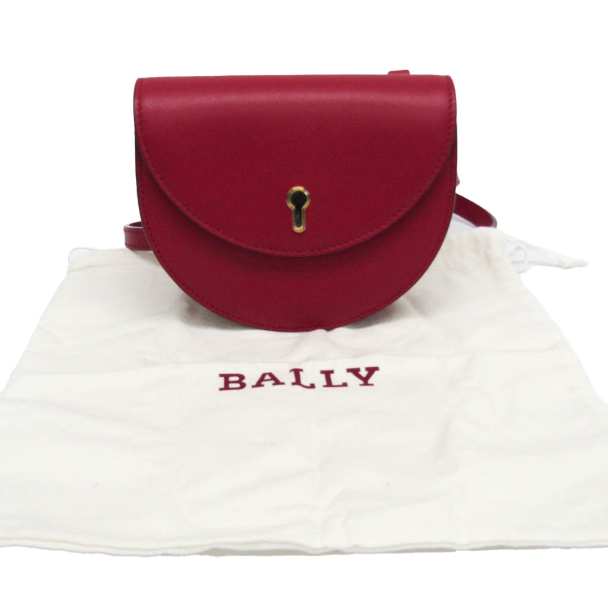 Bally Red Leather Shopper Bag (Pre-Owned)