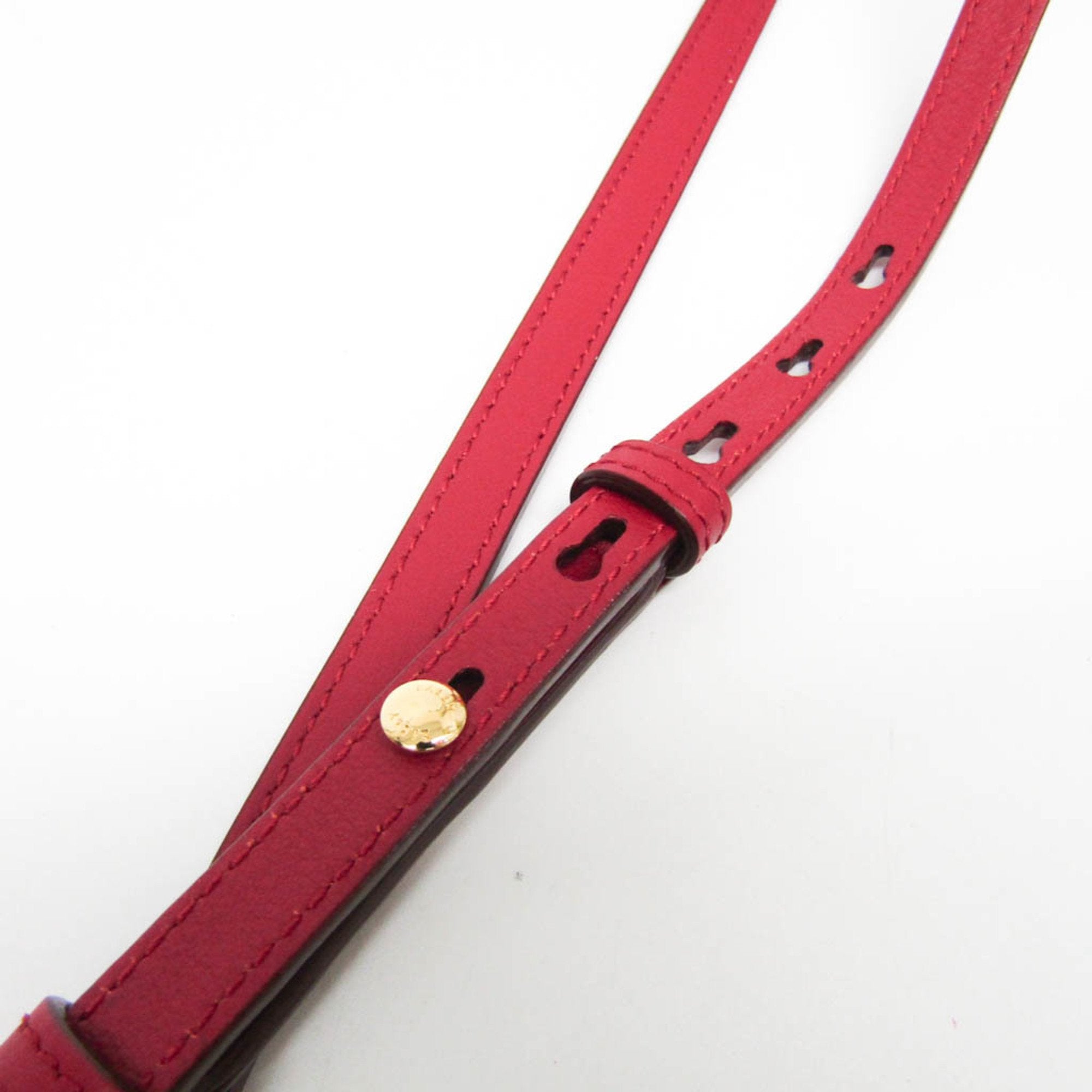 Bally Red Leather Shopper Bag (Pre-Owned)