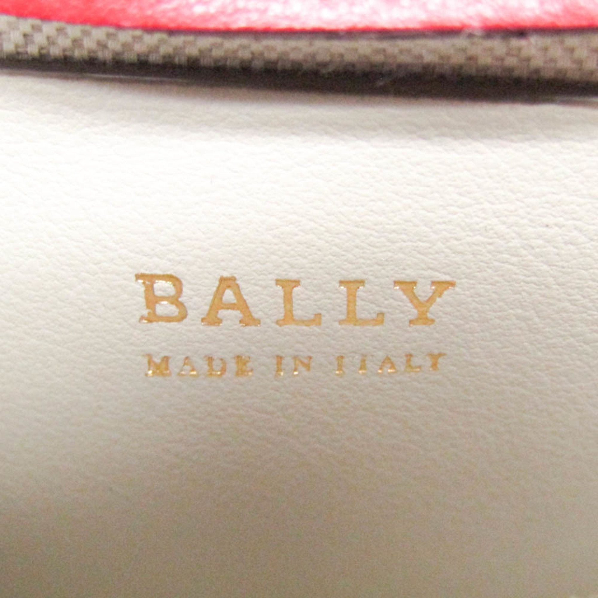 Bally Red Leather Shopper Bag (Pre-Owned)