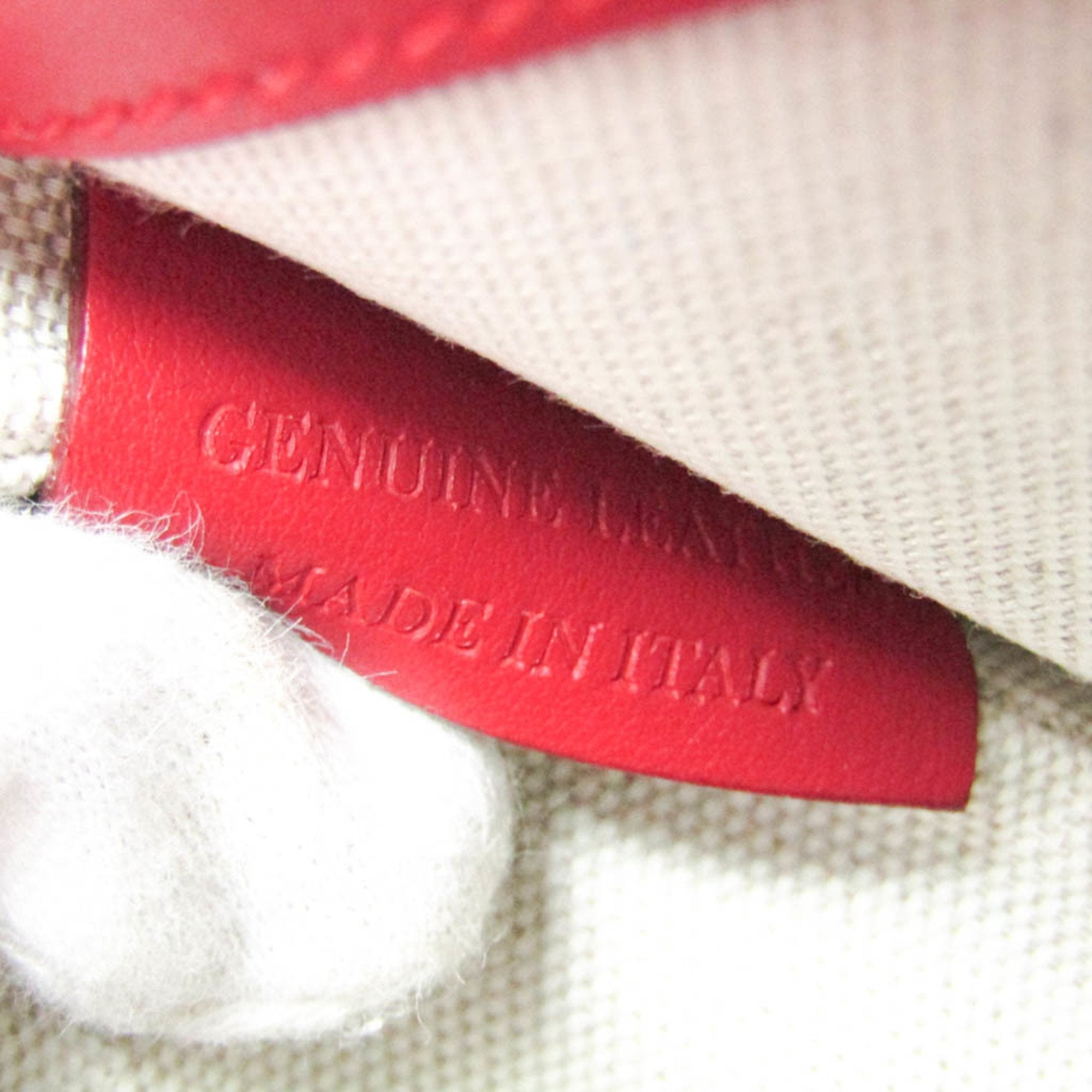 Bally Red Leather Shopper Bag (Pre-Owned)