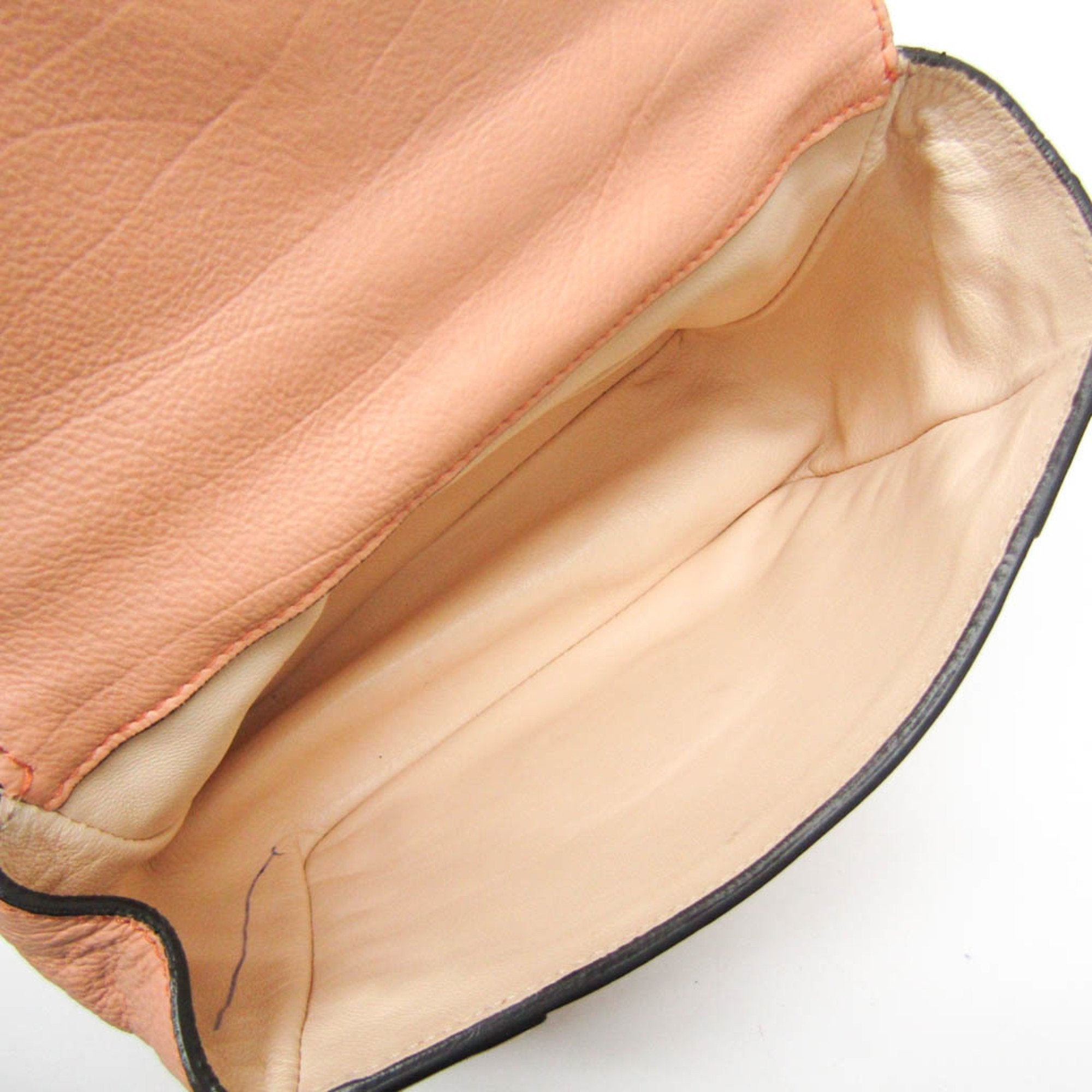 Chloé Elsie Pink Leather Shoulder Bag (Pre-Owned)