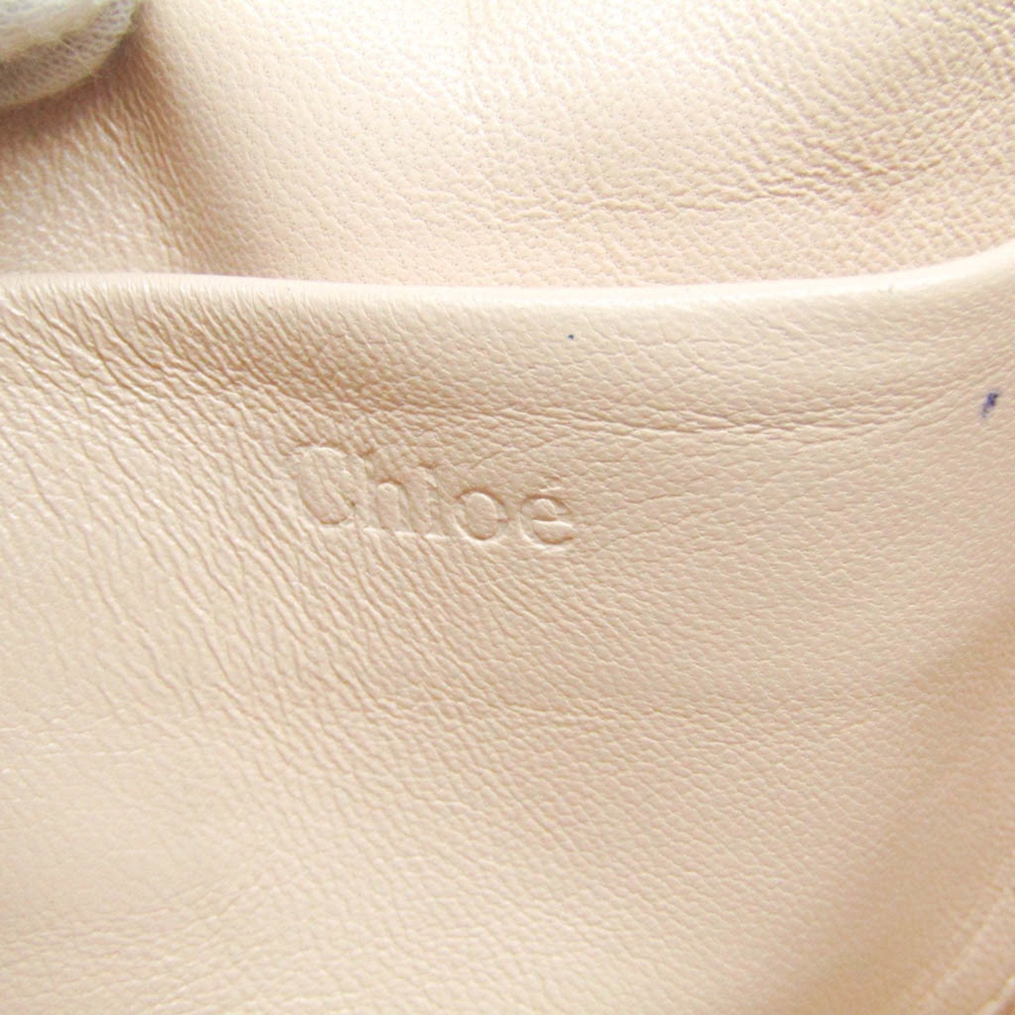 Chloé Elsie Pink Leather Shoulder Bag (Pre-Owned)
