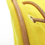 Hermès Polochon Mimil Yellow Cotton Shoulder Bag (Pre-Owned)