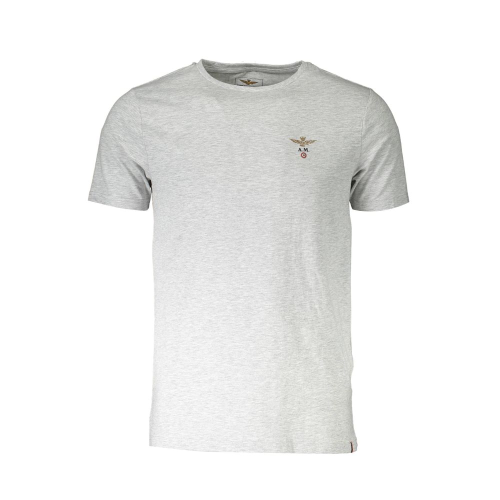 Aeronautica Militare Grigio Cotton Men Men's T-Shirt