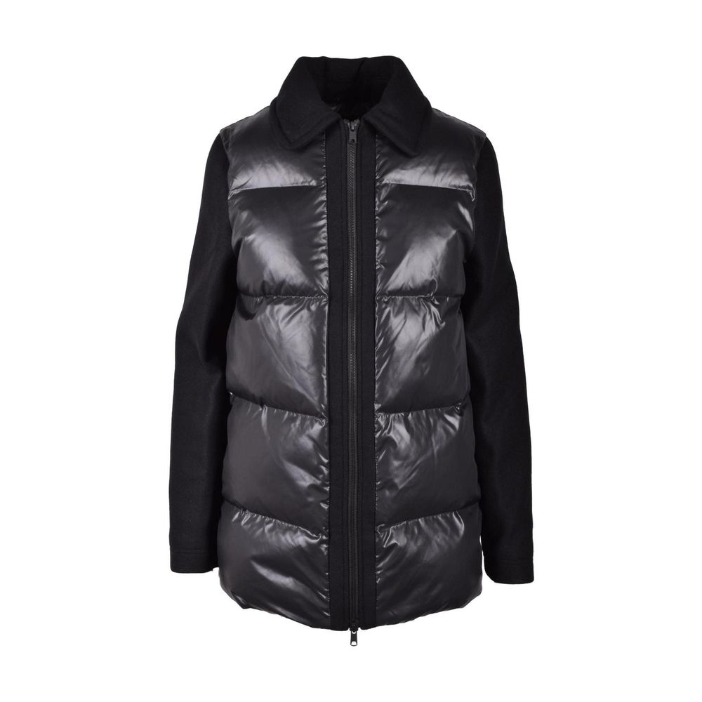 Love Moschino Black Polyester Full-Length Women's Jacket