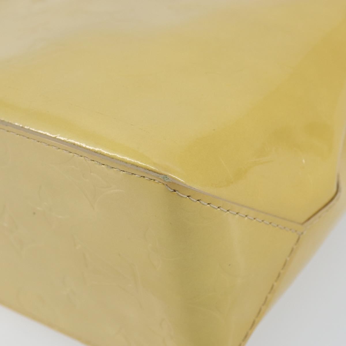 Louis Vuitton Reade Monogram Vernis Beige Patent_Leather Bag (Pre-Owned)