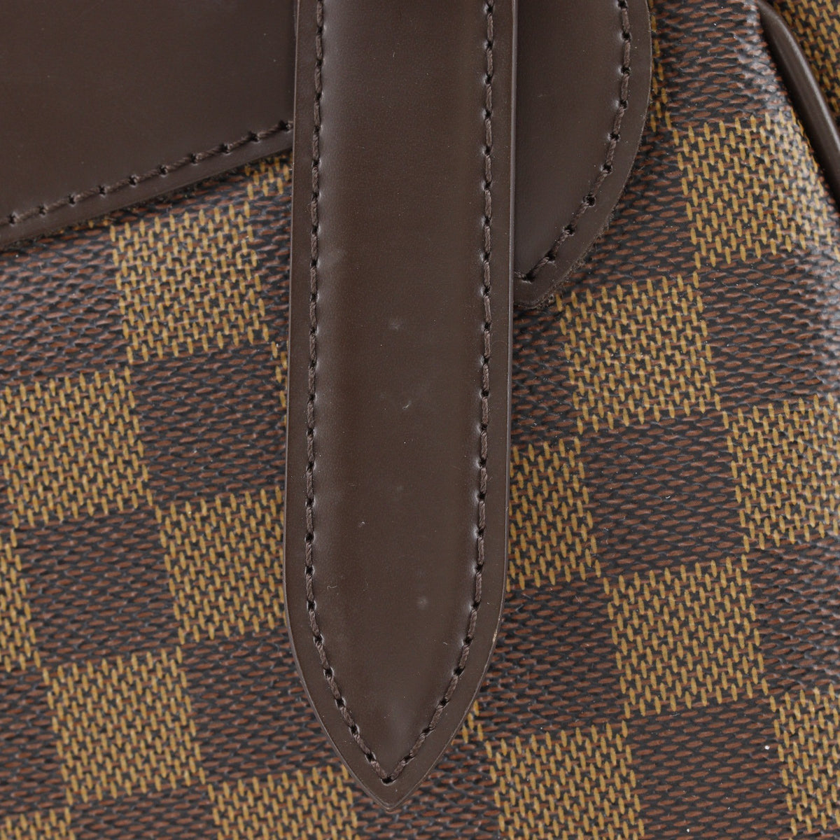 Louis Vuitton Verona Damier Ebene Brown Canvas Tote Bag Bag (Pre-Owned)