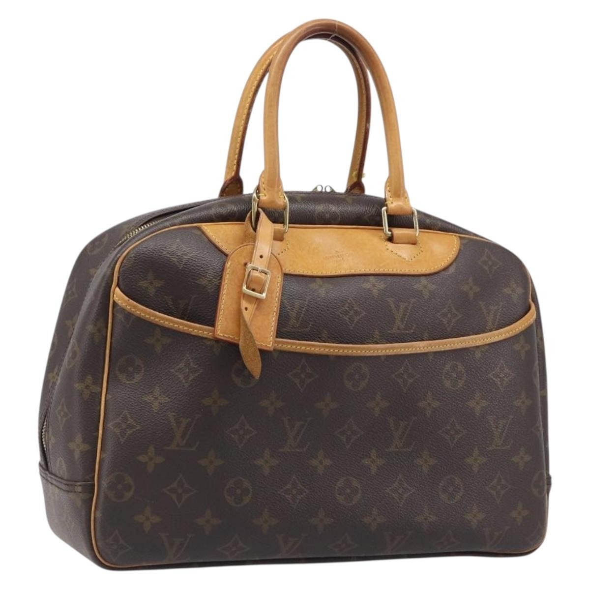 Louis Vuitton Deauville Monogram Canvas Brown Canvas Handbag (Pre-Owned)