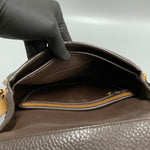 Dior -- Brown Leather Shoulder Bag (Pre-Owned)
