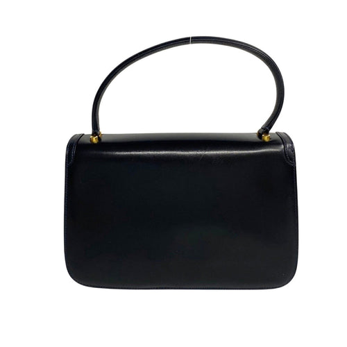 Gucci Navy Pony-Style Calfskin Handbag (Pre-Owned)
