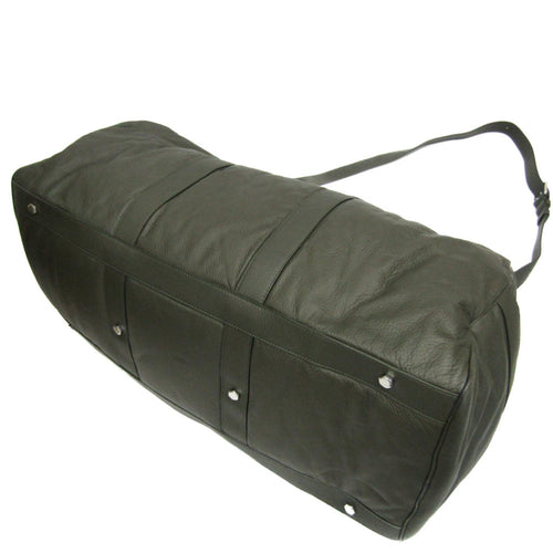 Bottega Veneta -- Khaki Leather Travel Bag (Pre-Owned)