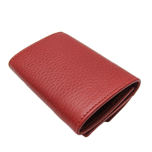 Gucci Marmont Red Leather Wallet  (Pre-Owned)