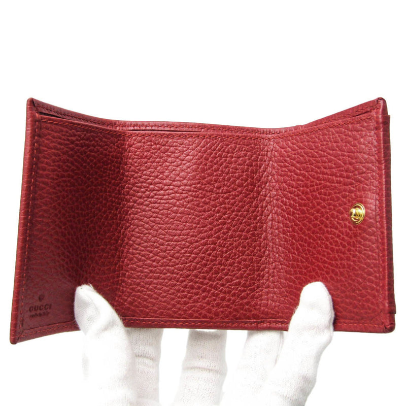 Gucci Marmont Red Leather Wallet  (Pre-Owned)