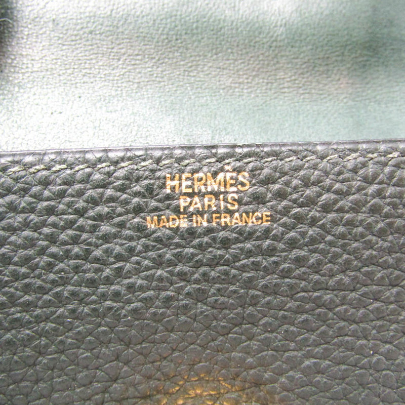 Hermès Dogon Green Leather Wallet  (Pre-Owned)