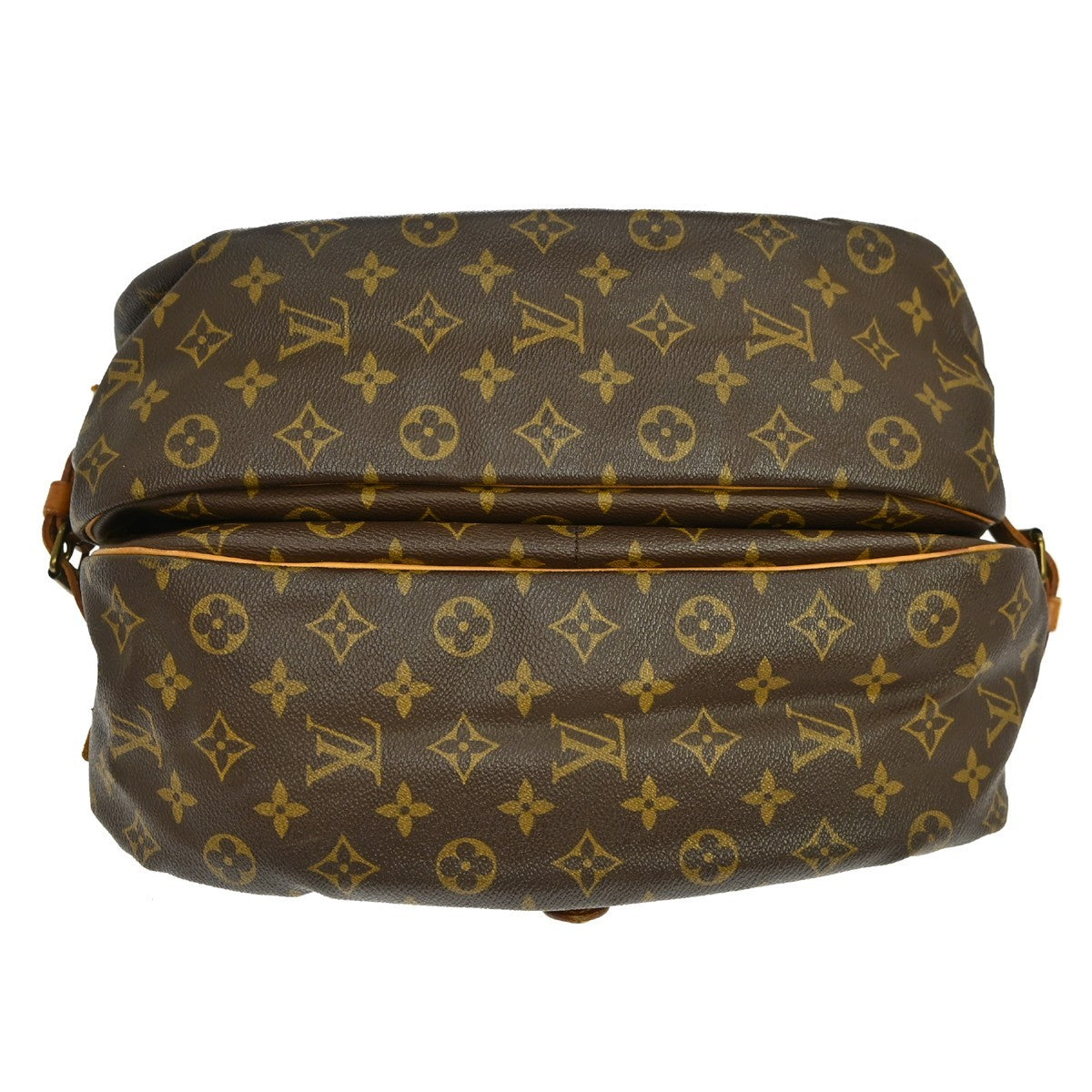 Louis Vuitton Saumur Messenger Monogram Canvas Brown Canvas Handbag (Pre-Owned)