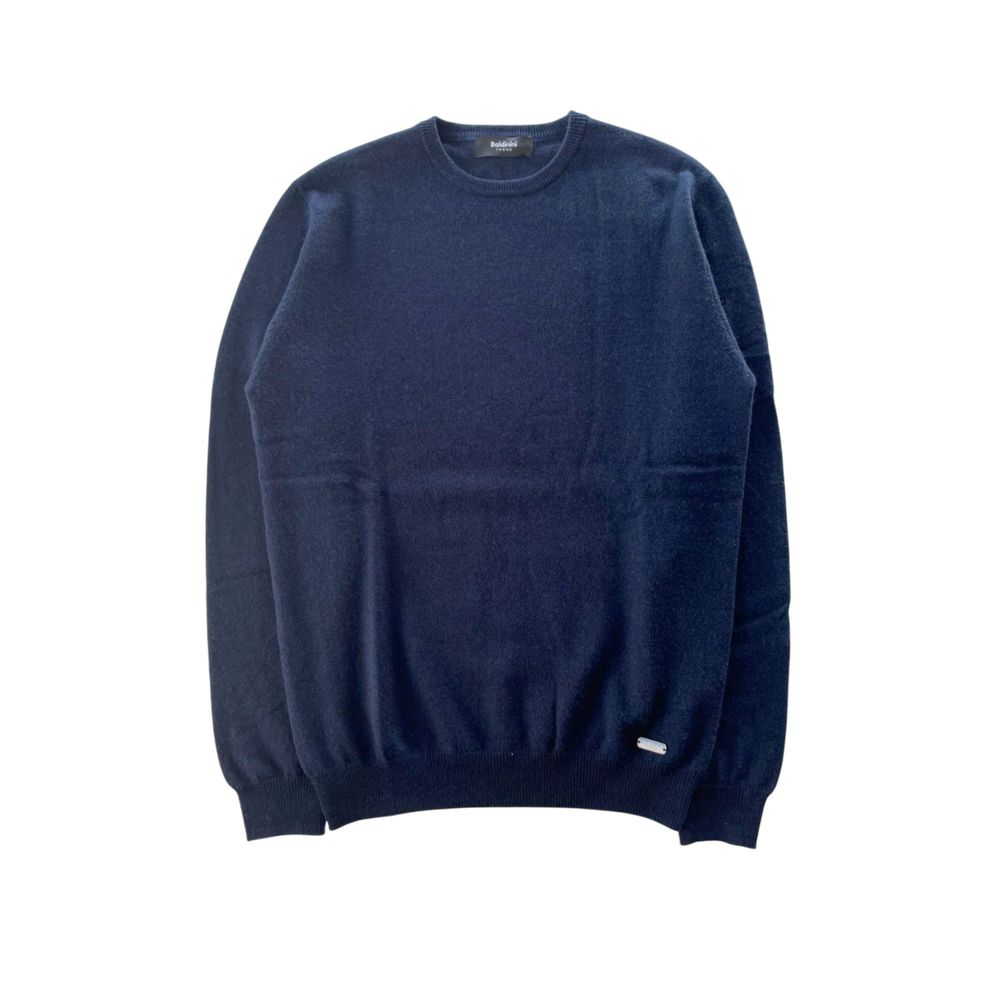 Baldinini Trend Blue Cashmere Men Men's Sweater