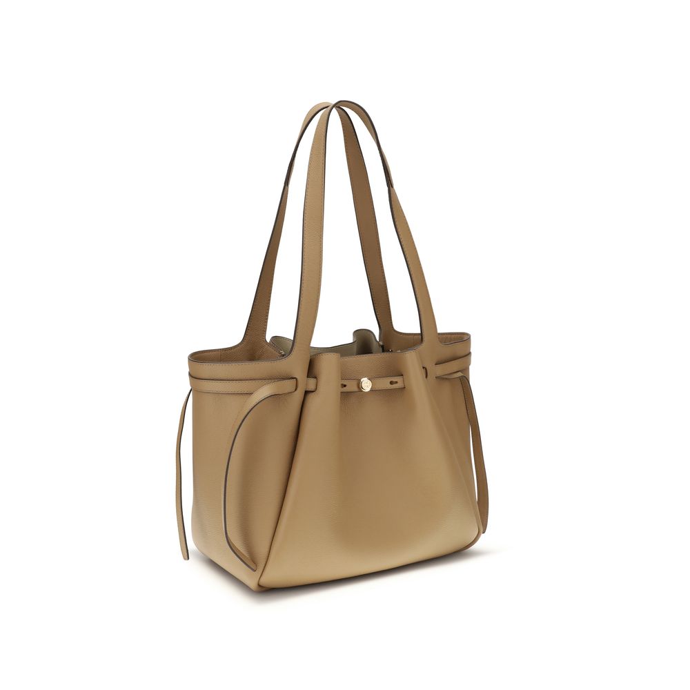 Tory Burch Beige Leather Shoulder Women's Bag