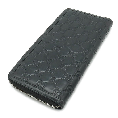 Gucci Guccissima Black Canvas Wallet  (Pre-Owned)