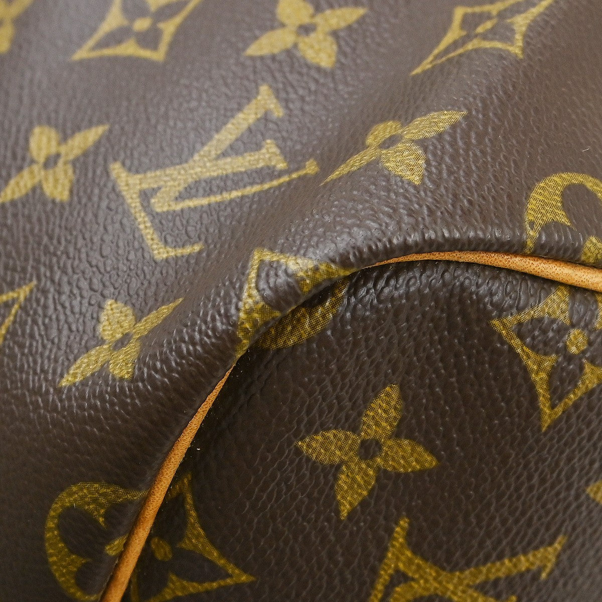 Louis Vuitton Keepall Monogram Canvas Brown Canvas Handbag (Pre-Owned)