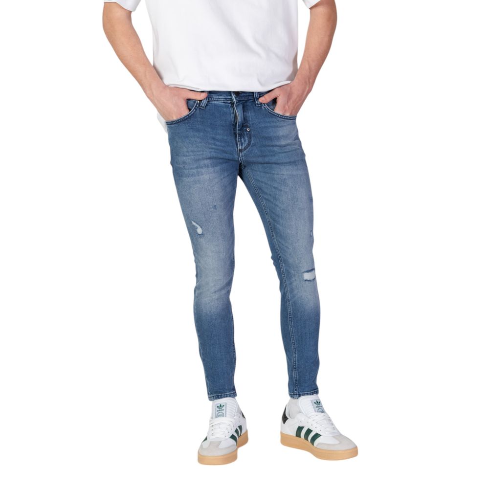 Antony Morato Blue Cotton Skinny Men's Jeans