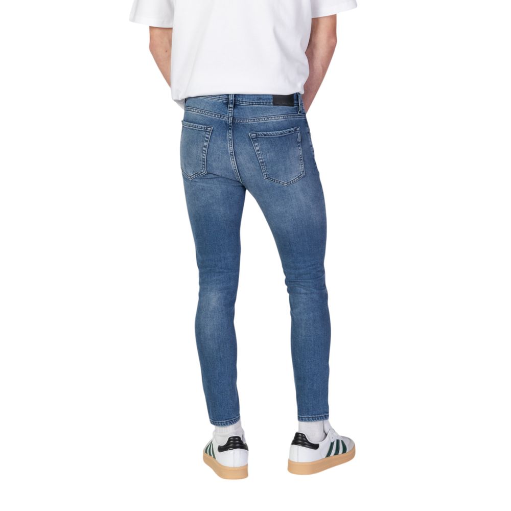 Antony Morato Blue Cotton Skinny Men's Jeans