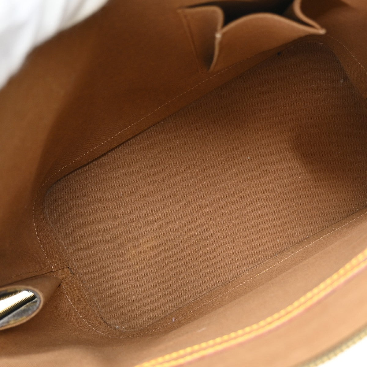 Louis Vuitton Alma Monogram Brown Canvas Handbag (Pre-Owned)