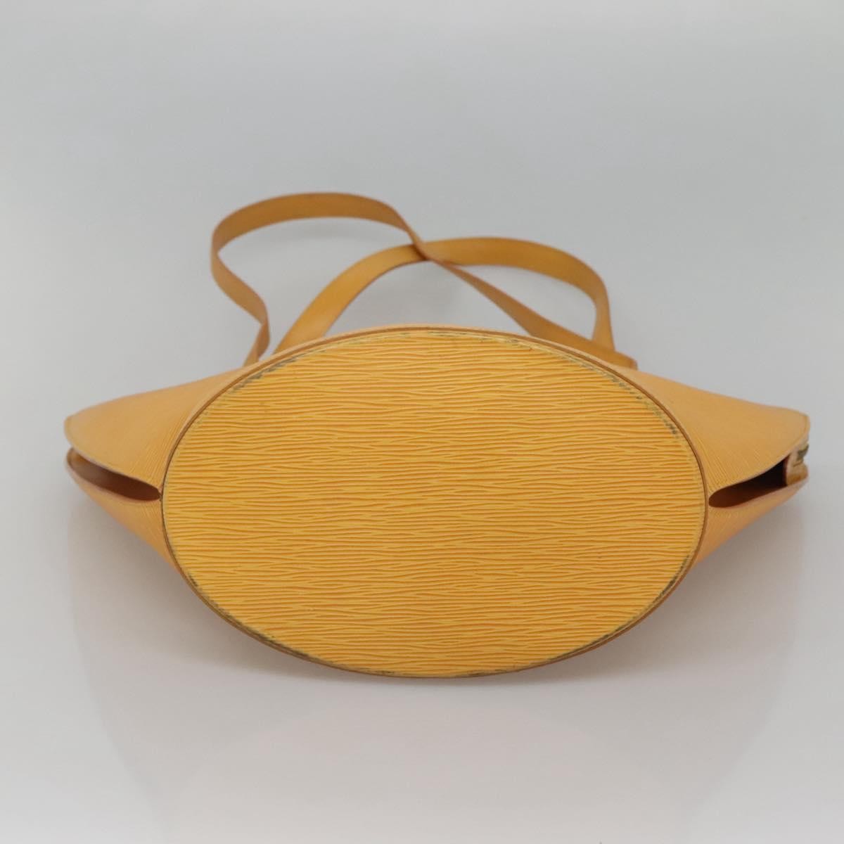 Louis Vuitton Saint Jacques Epi Leather Yellow Leather Shoulder Bag Bag (Pre-Owned)