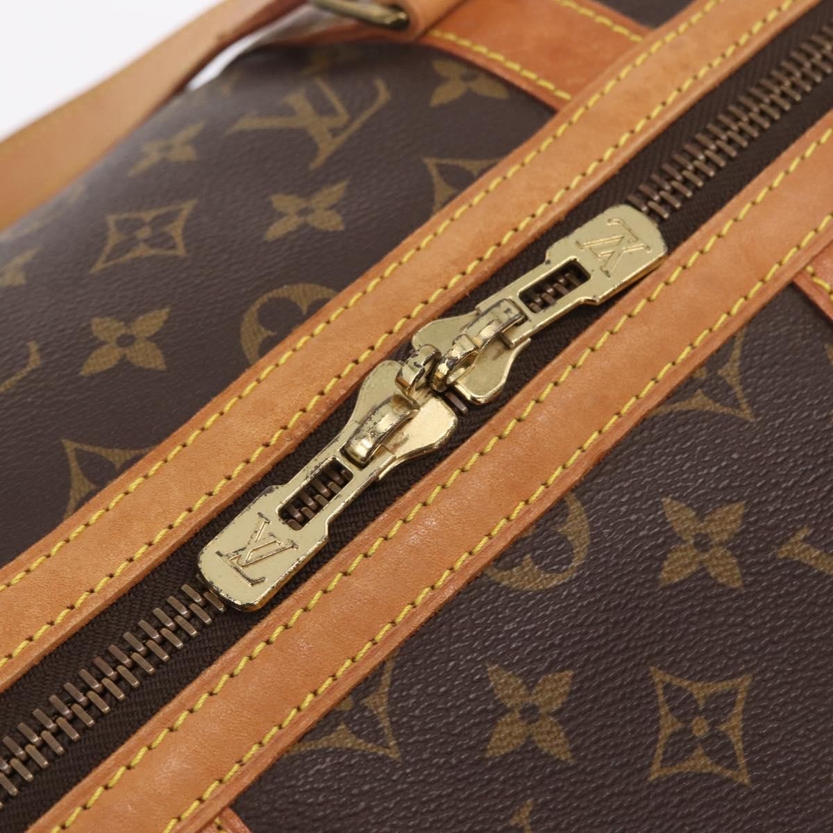 Louis Vuitton Sac Souple Monogram Canvas Brown Canvas Handbag (Pre-Owned)