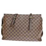 Louis Vuitton Chelsea Brown Canvas Handbag (Pre-Owned)