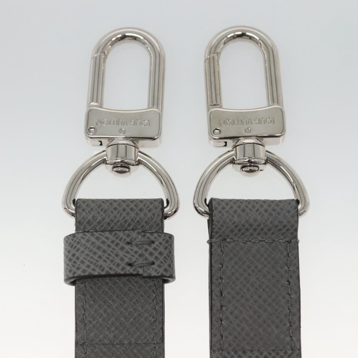 Louis Vuitton Adjustable Shoulder Strap Leather Gray Leather Straps Accessory (Pre-Owned)
